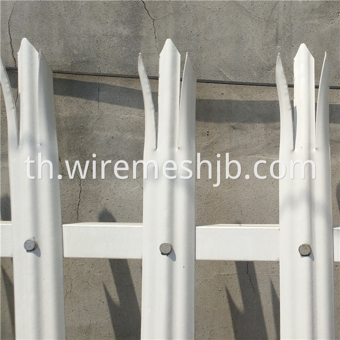 White Palisade Fencing